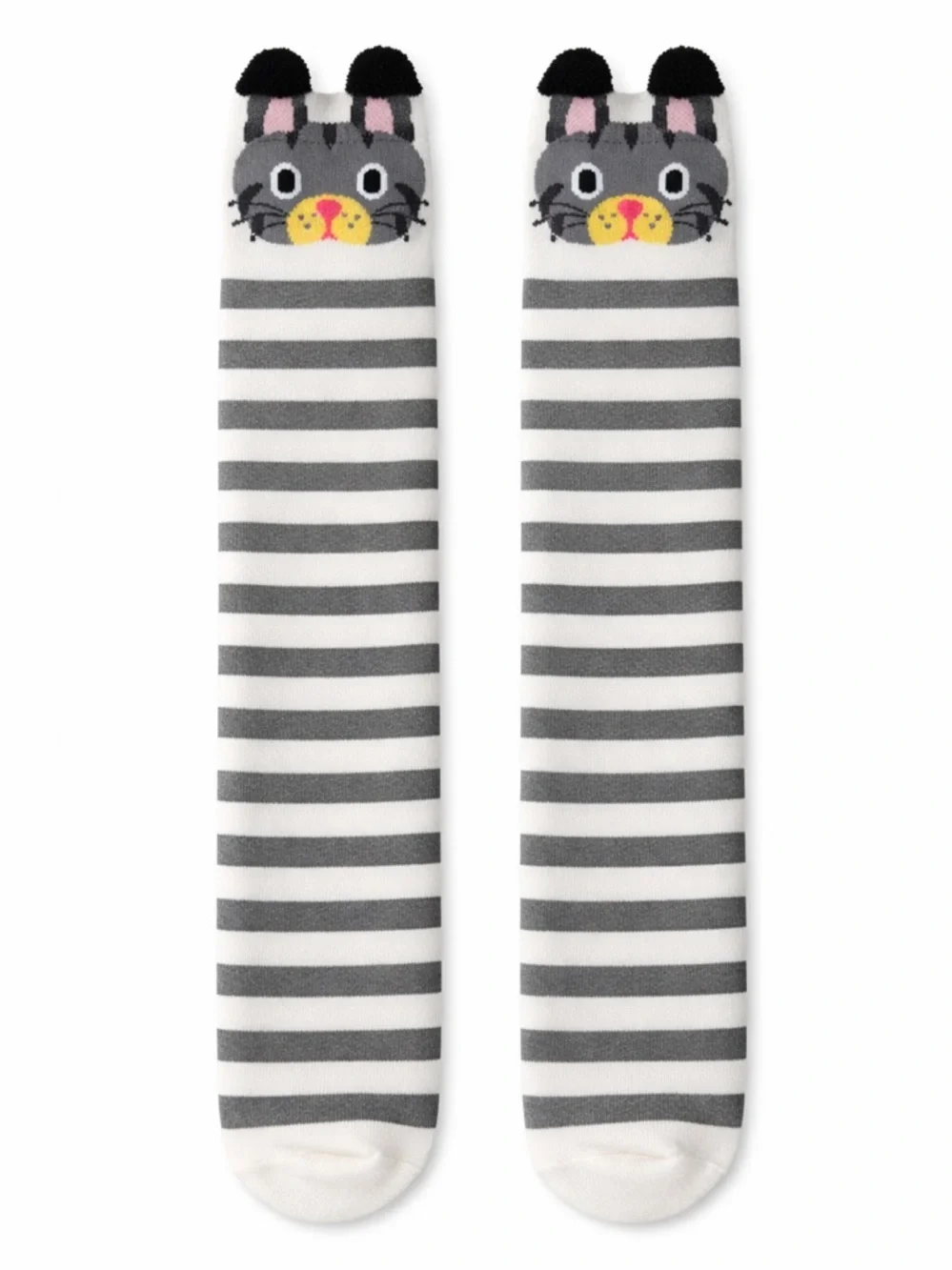 Animal Face Knee High Socks